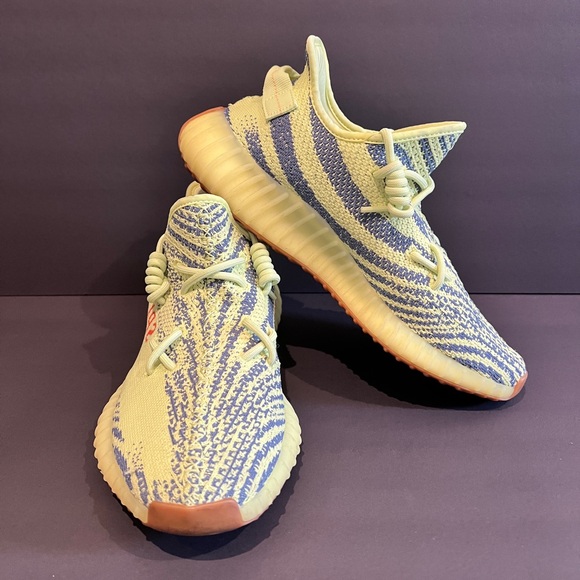 adidas gazelle silver green womens Adidas Yeezy 350 V2 Semi Frozen Yellow main image 0